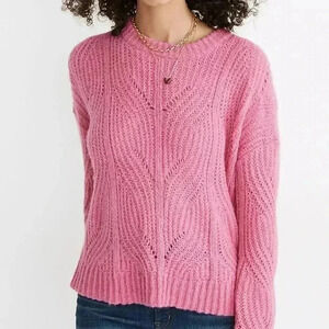 MADEWELL Barbie Pink Pullover Sweater.  Size xxs